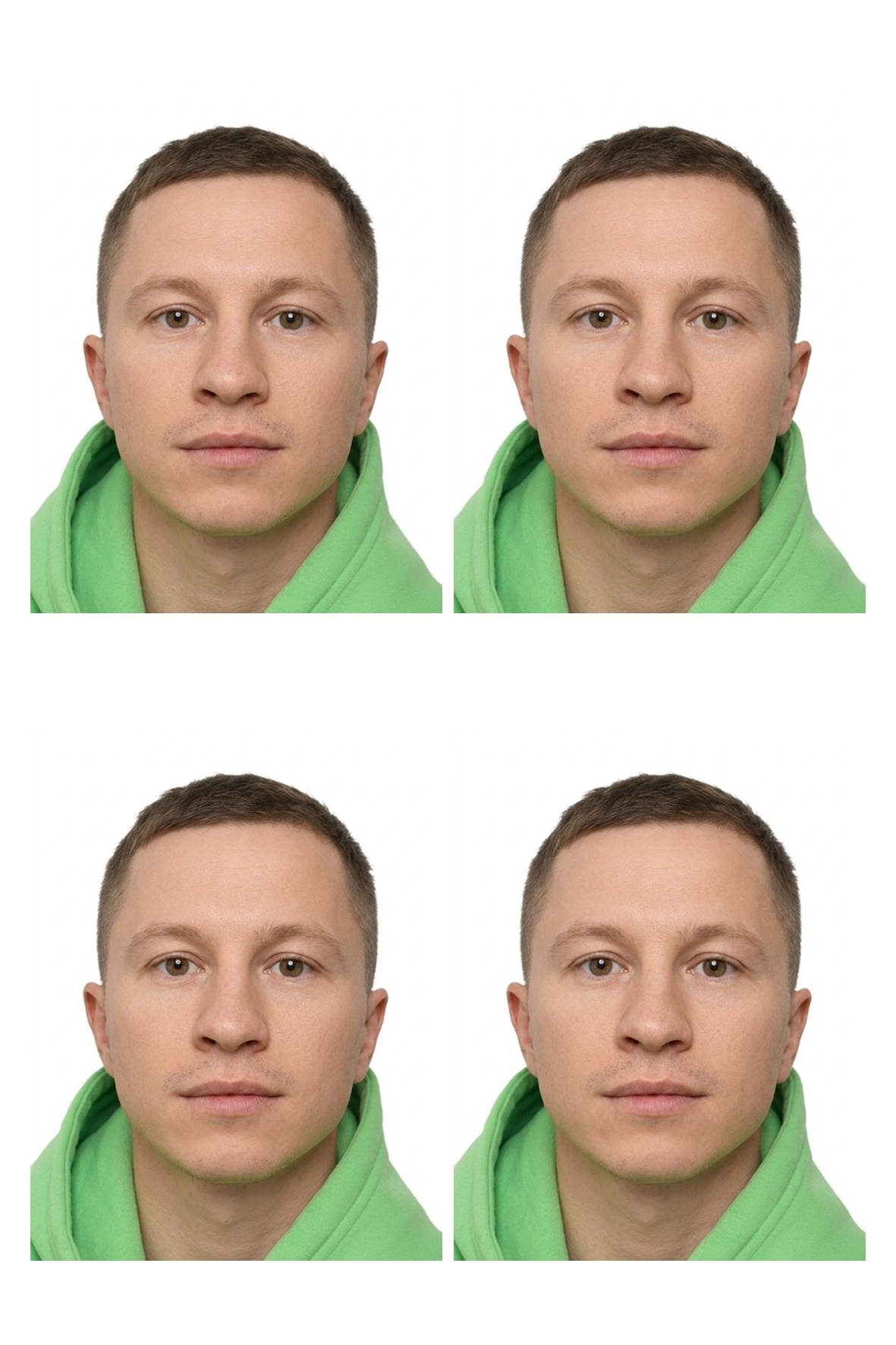 Профессиональное фото на документы из обычного селфи